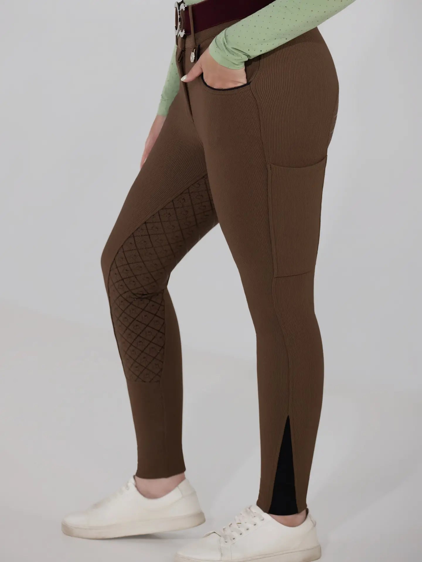 Dapplebay Pro Ribbed Silicone Full Seat Breeches
