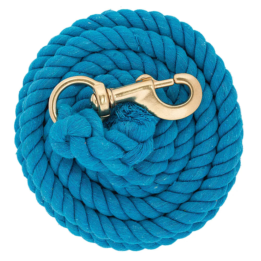 Weaver Cotton Lead Rope - Hurricane Blue