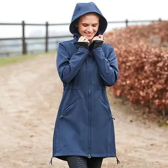 Catago Abby Long Soft Shell Jacket - Navy