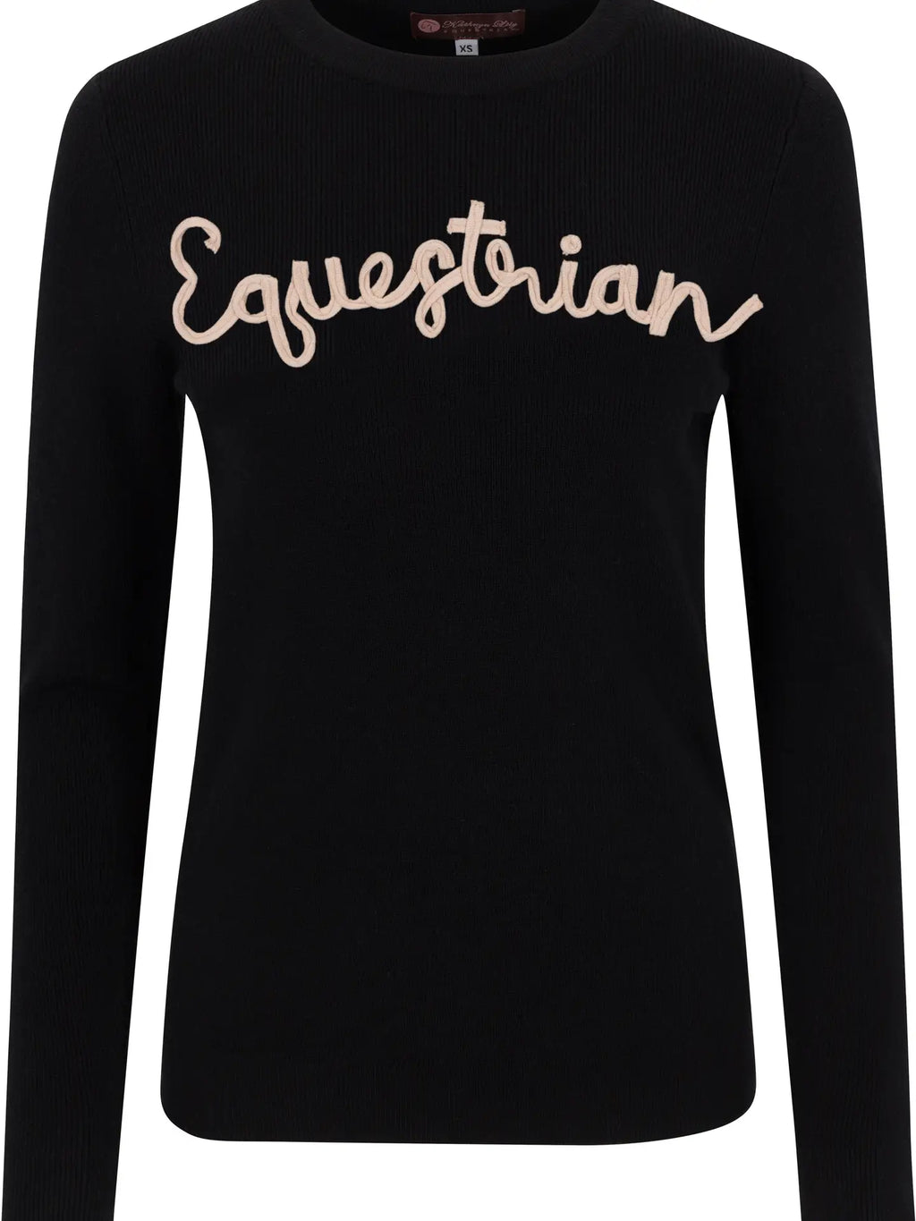 Sweater- Equestrian Black/Tan