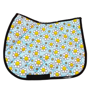 Dreamers and Schemers Saddle Pad - Daisies