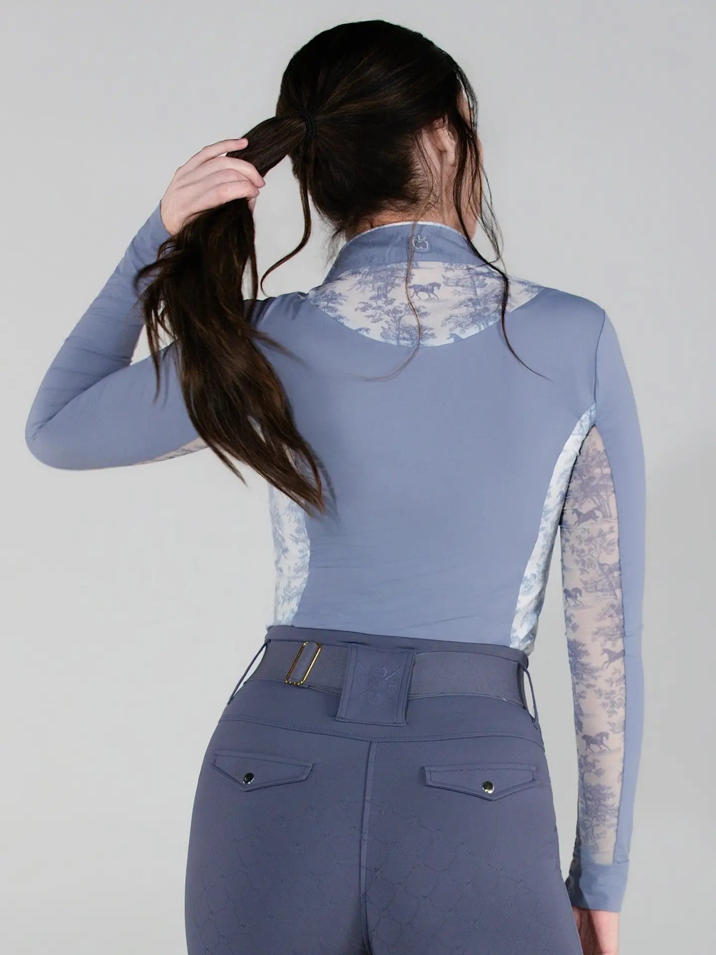 Dapplebay Grace 1/4 Zip Top-Moonrise