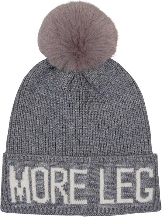 More Leg Pom Beanie