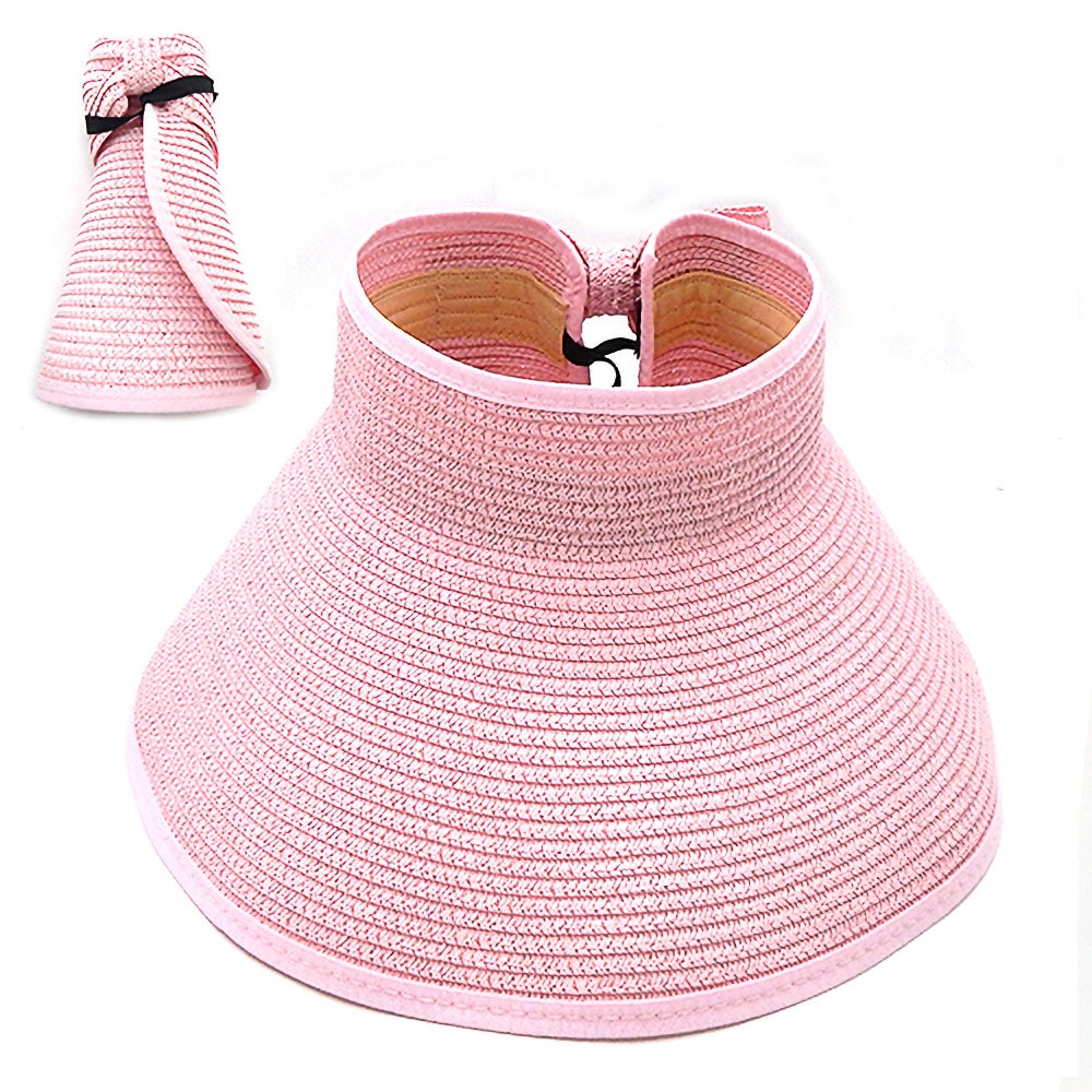 Foldable Straw Sun Visor