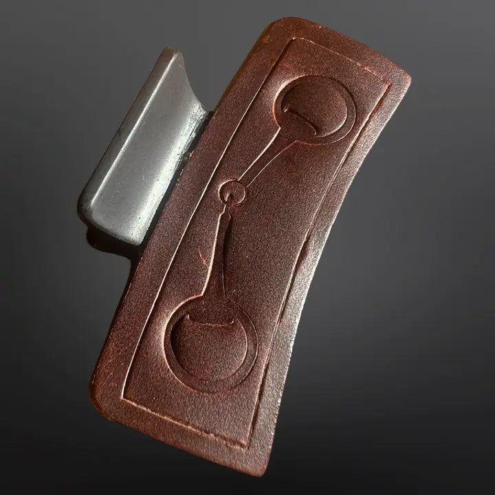 Leather Equestrian Claw Clip
