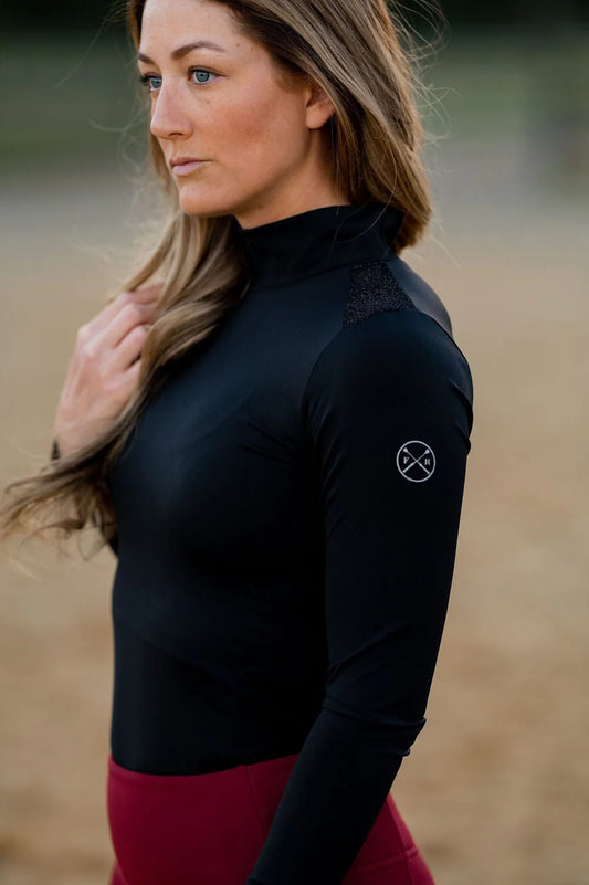 Free Ride Equestrian Eliza Base Layer - Black