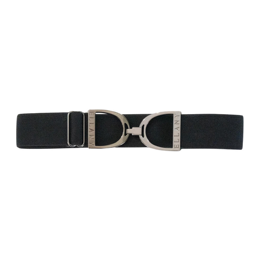 1.5" Ellany Belt - Black with Gunmetal Buckle