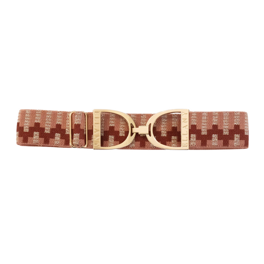 1.5" Ellany Belt - Rose Lyndon with Gold Buckle