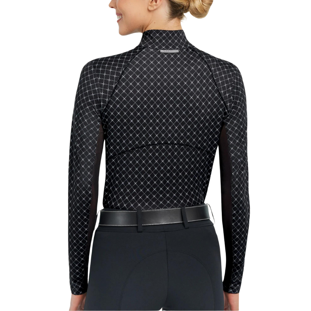 RJ Classics Libby 1/4 Zip Shirt - Black Links