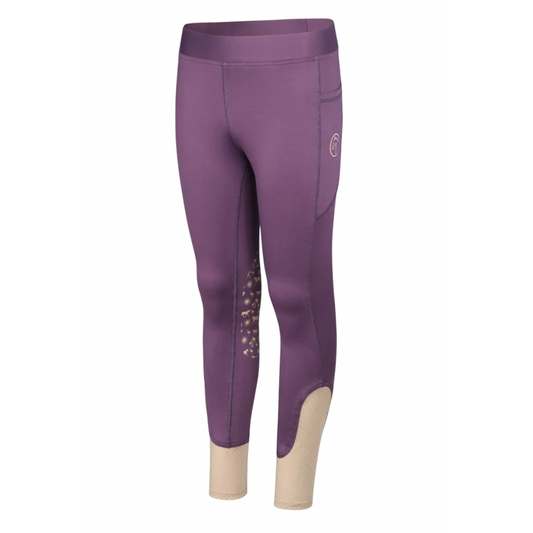 Kathryn Lily Leggings -Plum/Tan