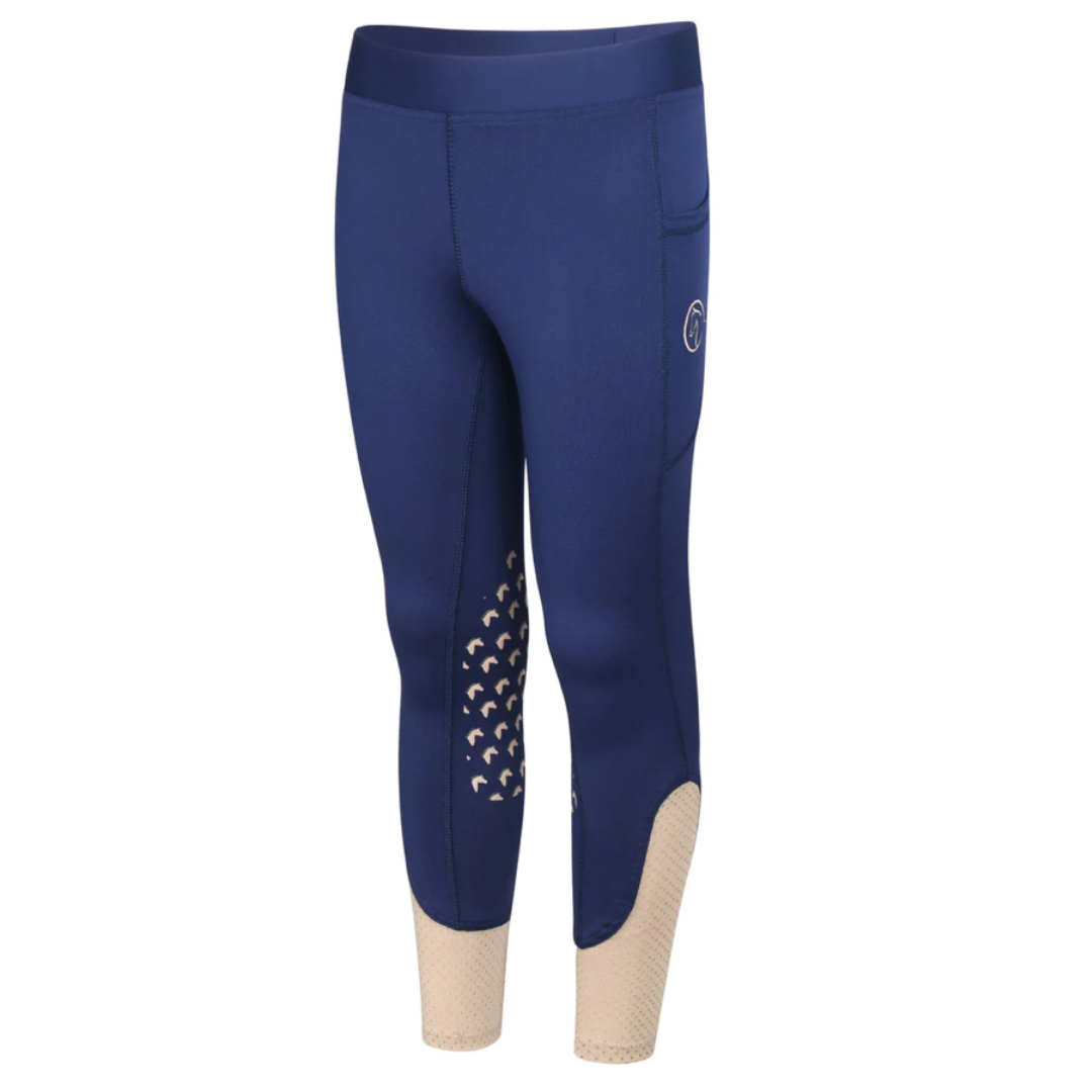 Kathryn Lily Leggings - Navy/Tan