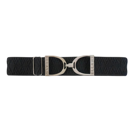 1.5" Ellany Belt - Black Dante with Gunmetal Buckle