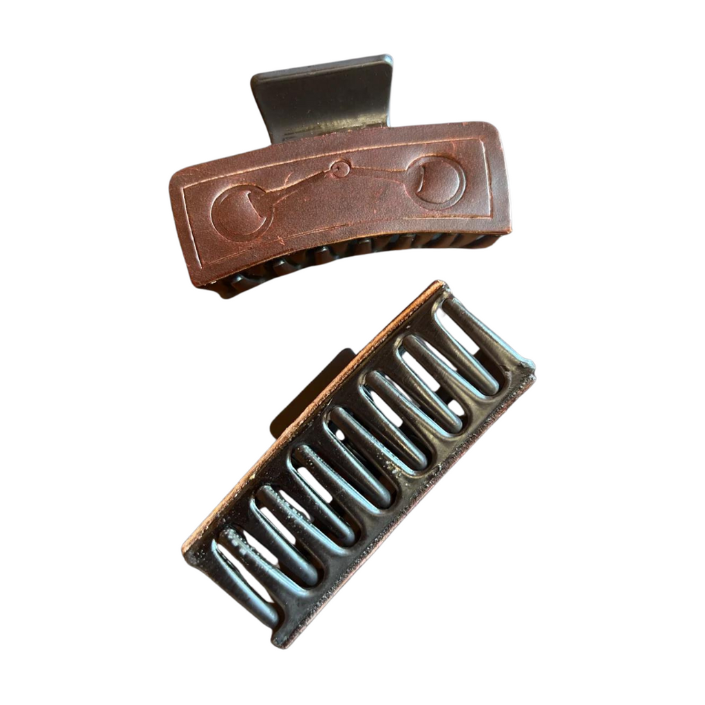 Leather Equestrian Claw Clip