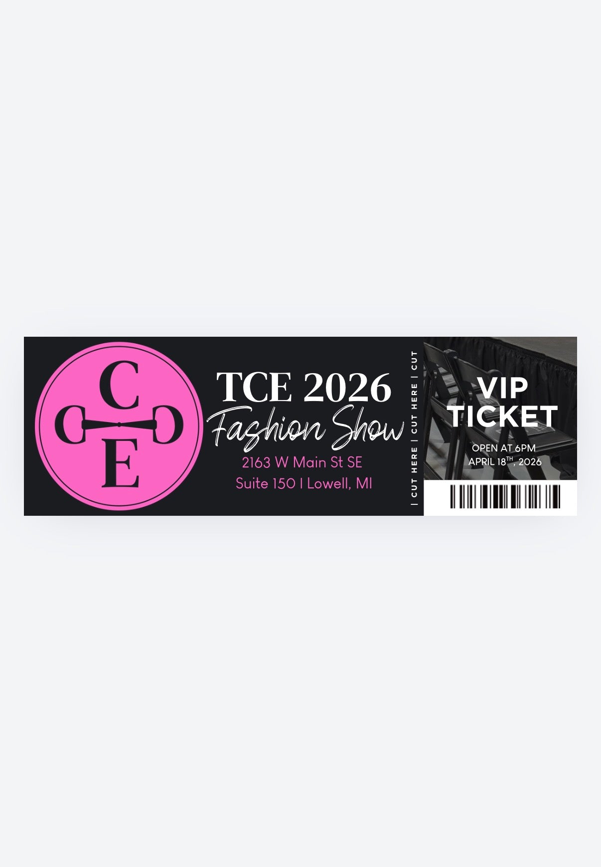 2026 Fashion Show VIP Ticket