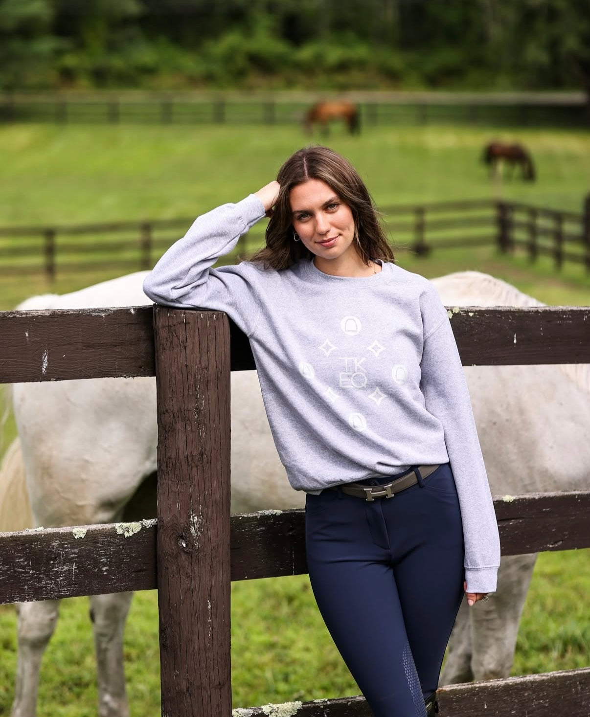 TKEQ Printed Pullover | Monogram