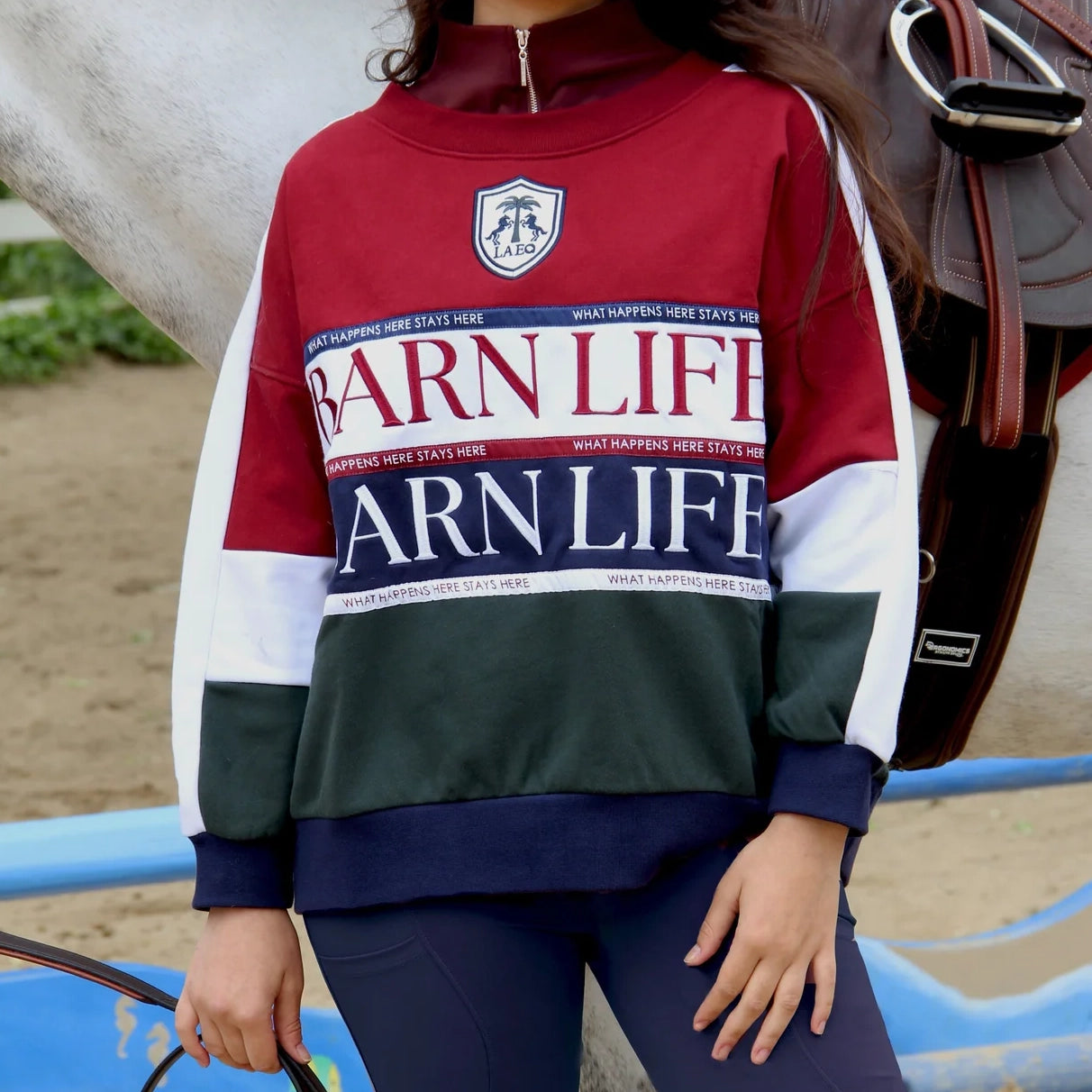 LAEQ The 'LALA' Sweatshirt - Barn Life