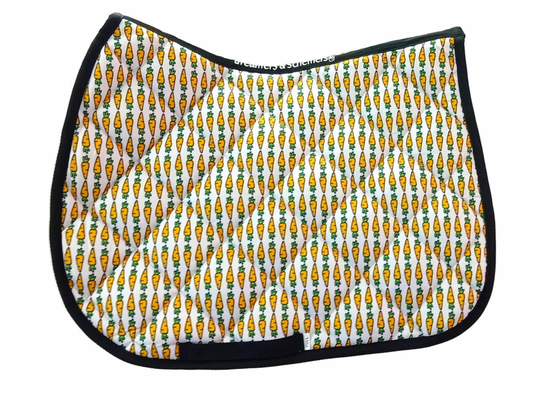 Dreamers and Schemers Saddle Pad - Carrots