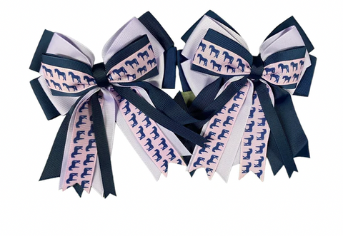 Kathryn Lily Pony Bows - Lilac Model Horse