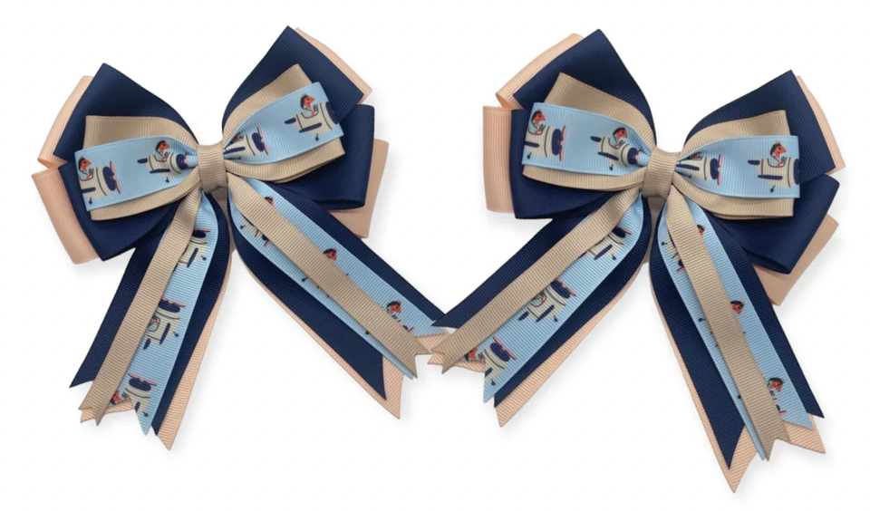 Kathryn Lily Pony Bows - Horses with Airplanes