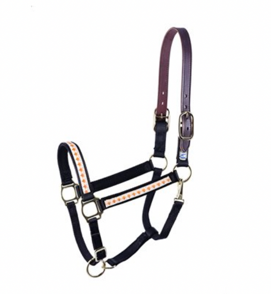 Perri's Ribbon Safety Halter - Black Foxes