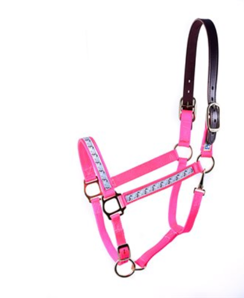 Perri's Ribbon Safety Halter - Pink Unicorns