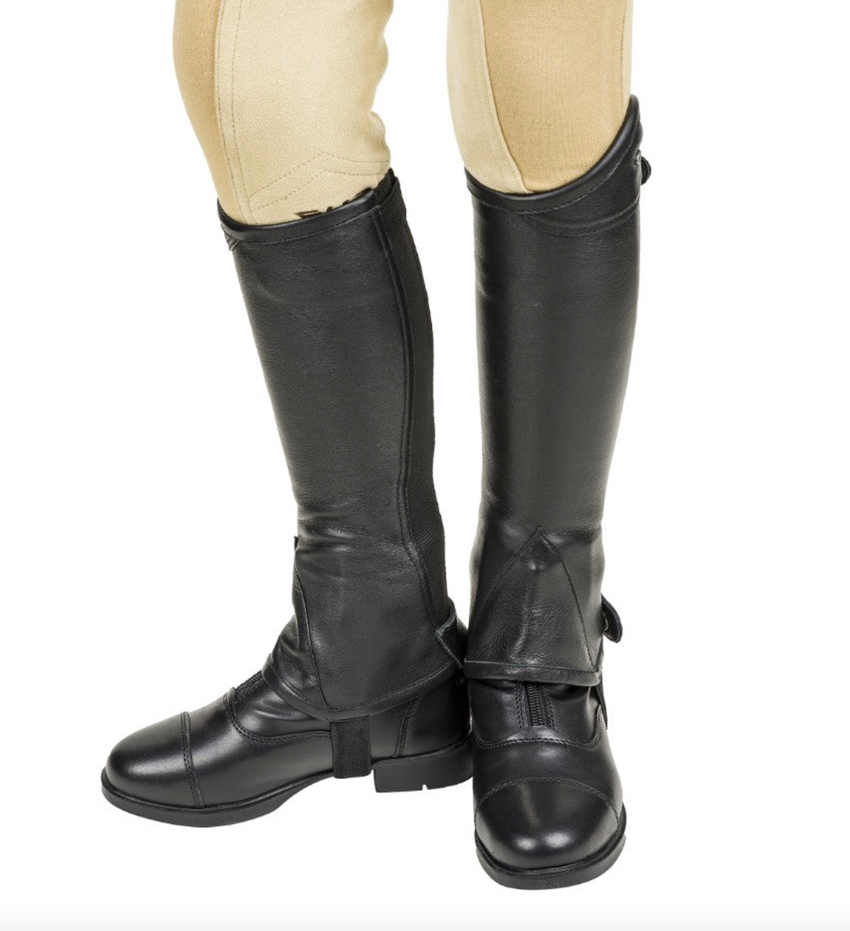 Lettia Child London Leather Half Chaps