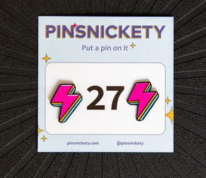 Pinsnickety Pink Lightning Pins