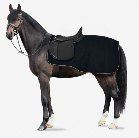 Horze Kiel Fleece Riding Rug - Navy