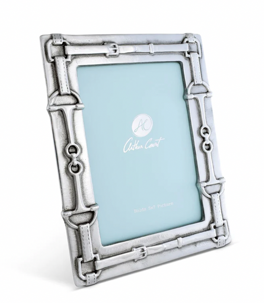 Arthur Court 5x7 Aluminum Equestrian Photo Frame