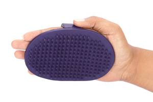Tuffrider Rubber Massage Comb - Purple