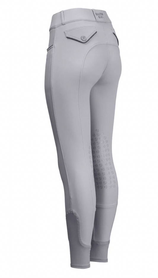 Halter Ego Evolution Knee Patch Breech - Light Grey/Anthracite