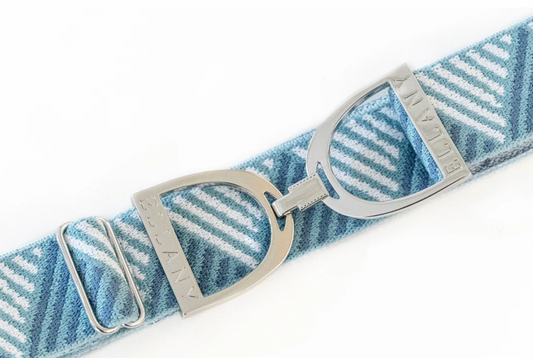 1.5" Ellany Elastic Belt - Ocean Triangle