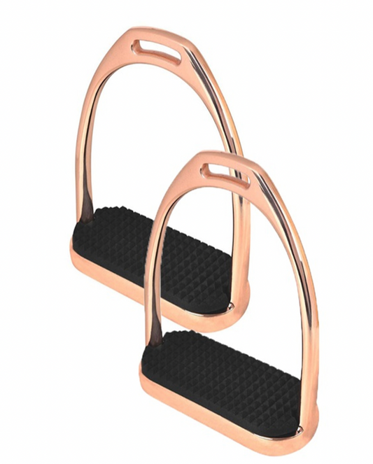 Rose Gold Stirrup Irons