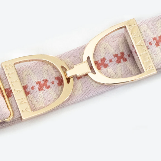 1.5" Ellany Elastic Belt - Pink Almaretto