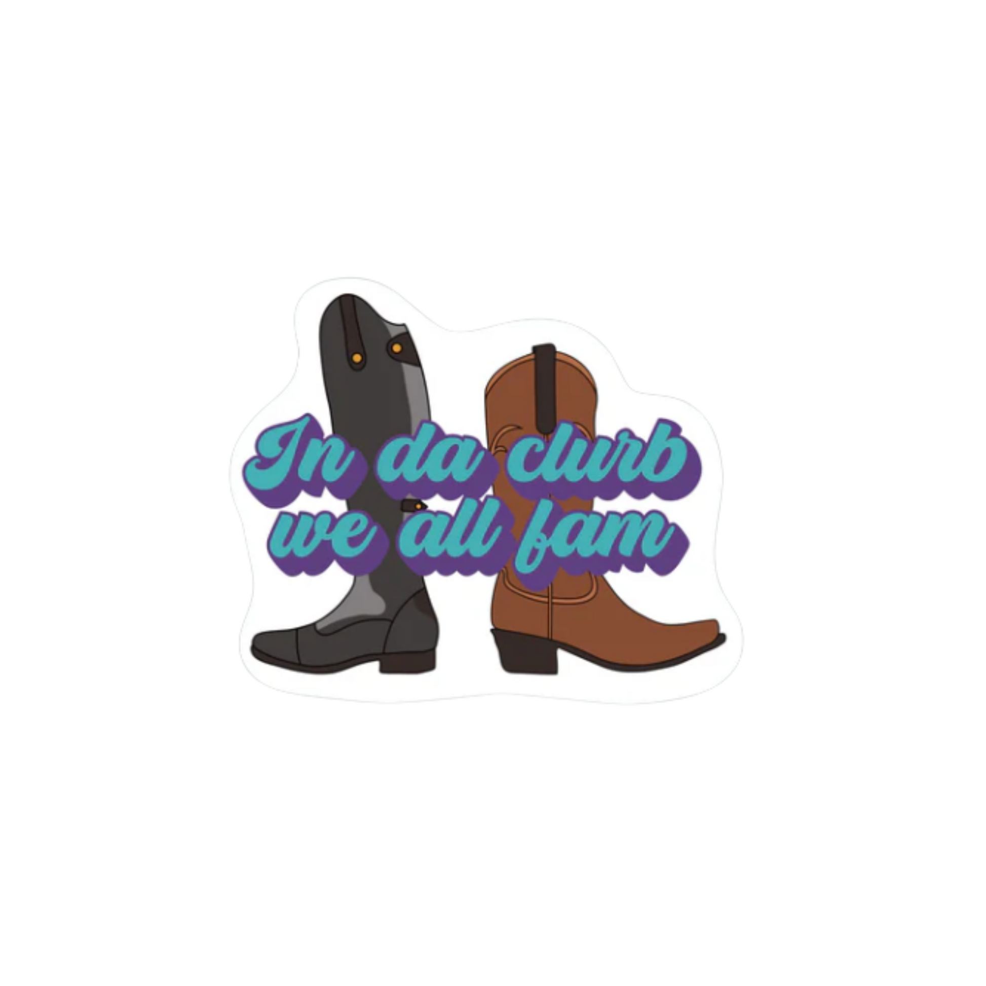 Horse Fund Design Stickers