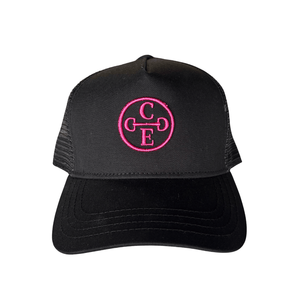 TCE Trucker Hat - Black/Hot Pink