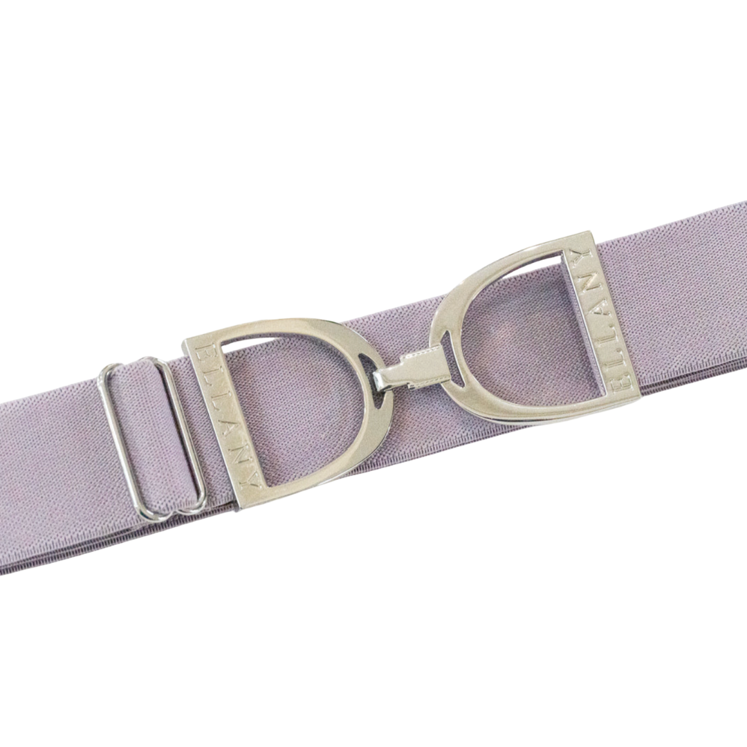 1.5" Ellany Belt - Lavender w Silver Stirrup