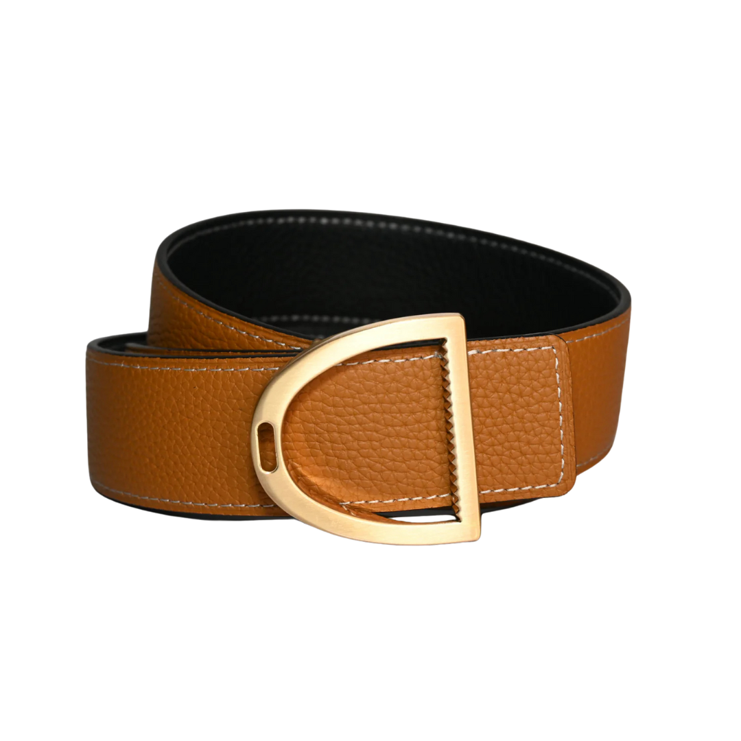 Audrey Reversible Leather Belt