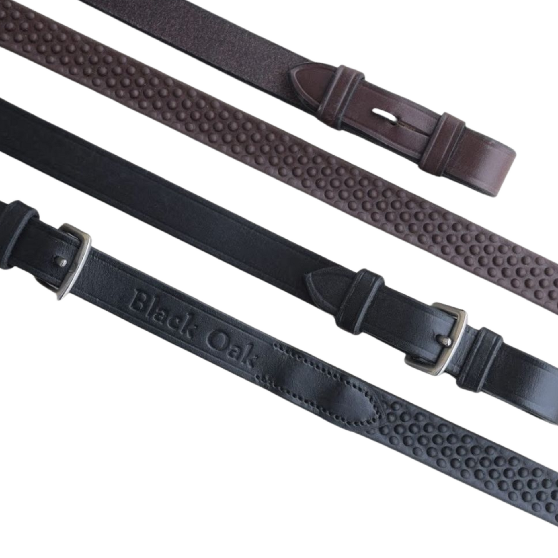 Black Oak Pebble Grip Reins