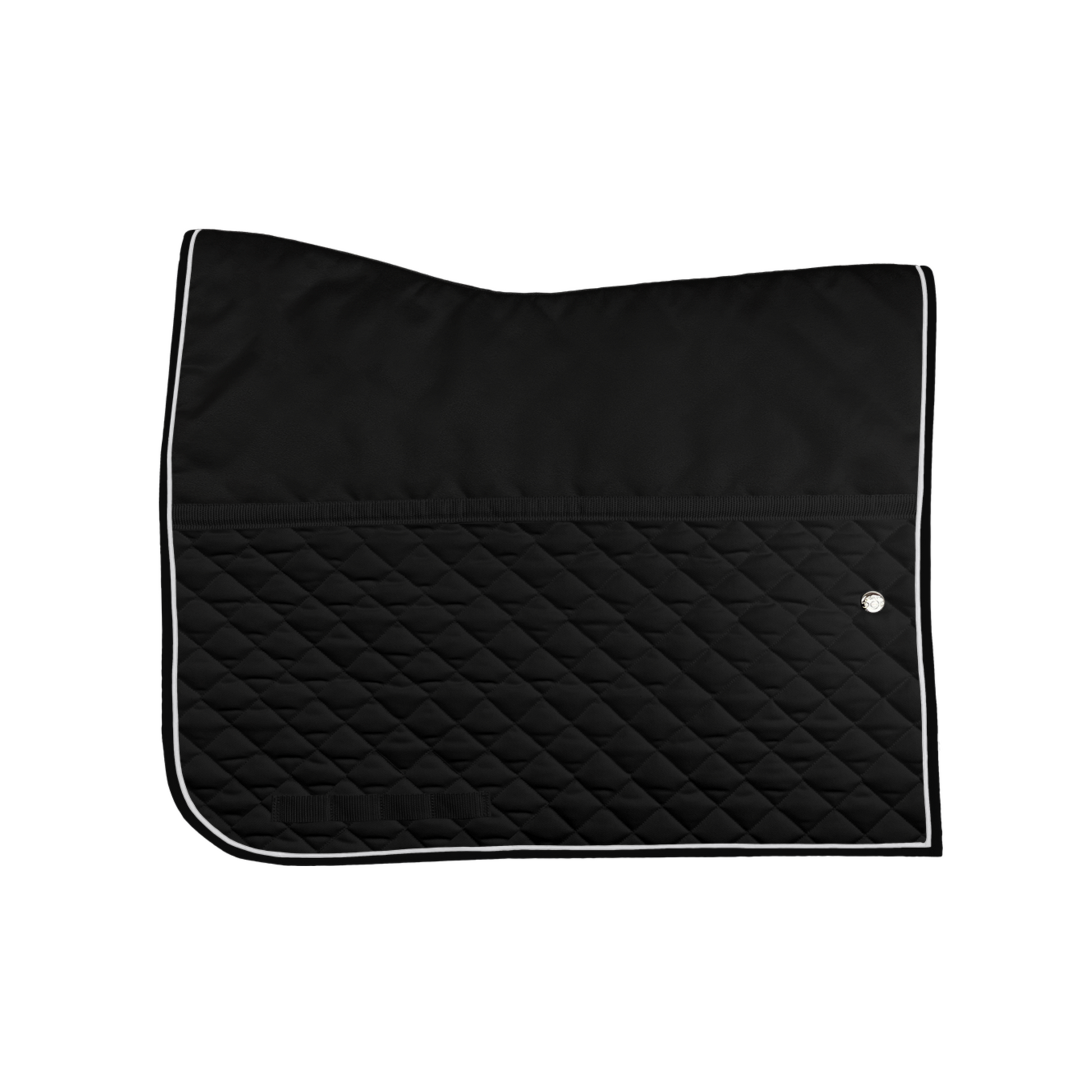 Friction Free Dressage Pad - Black Square