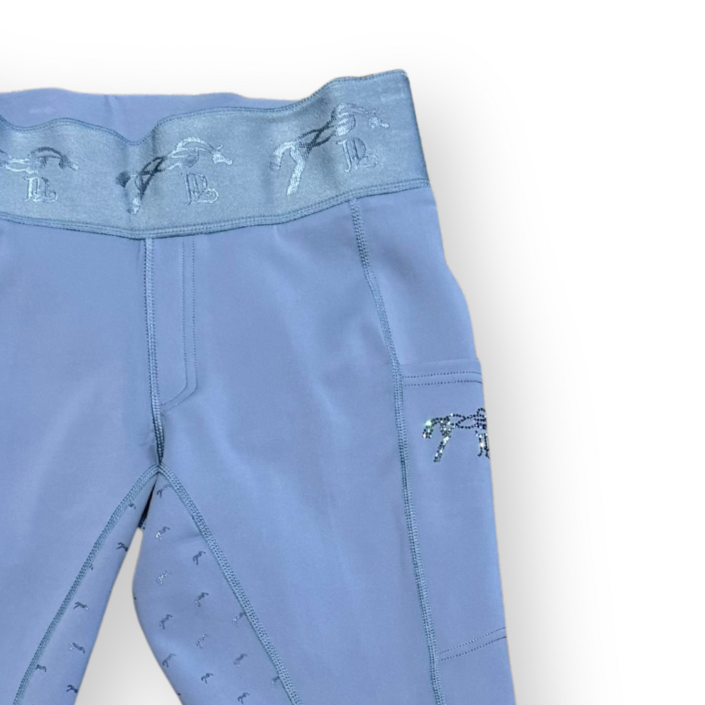 Penelope Delphe Pull On Tights - Bering Sea