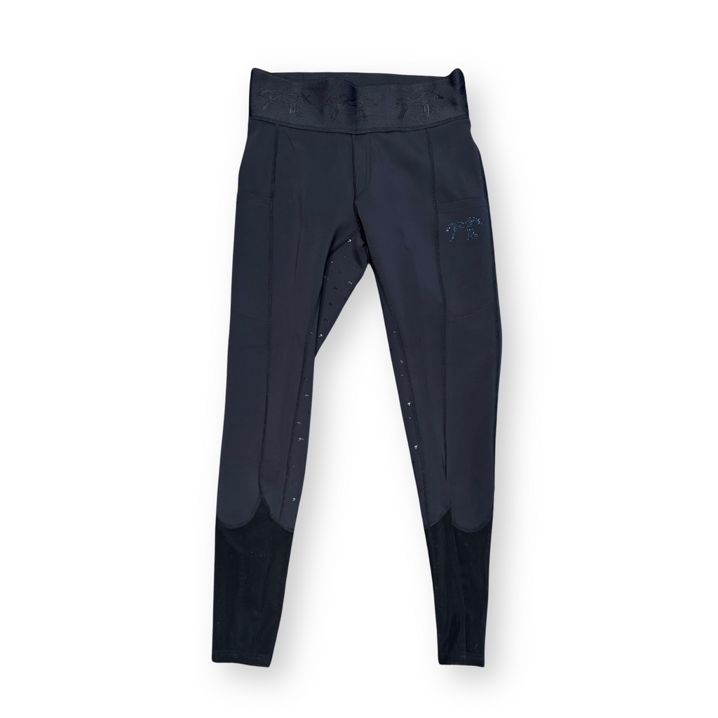 Penelope Delphe Pull On Tights - Black