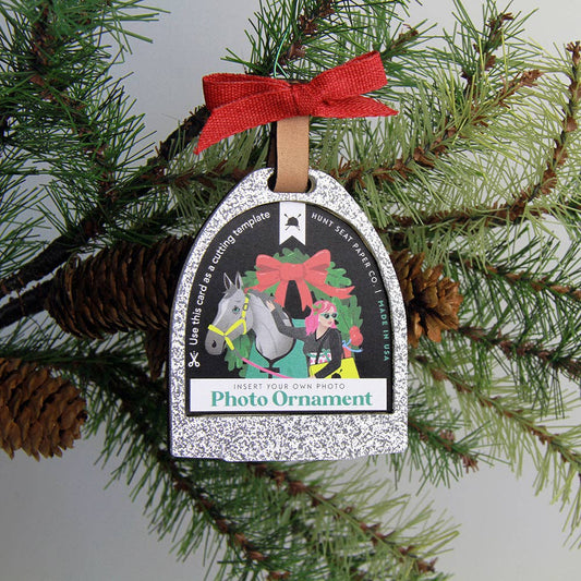 Stirrup Photo Ornament