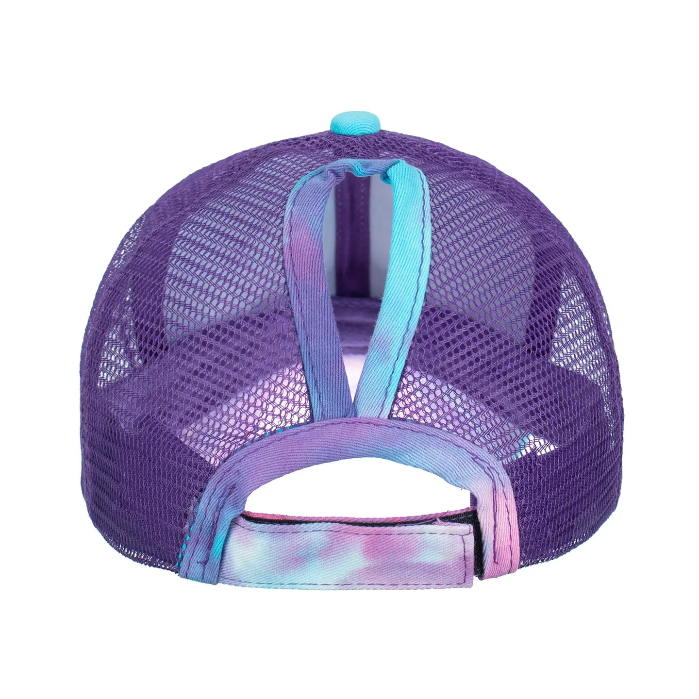 Just Ride High Bun Hat - Purple