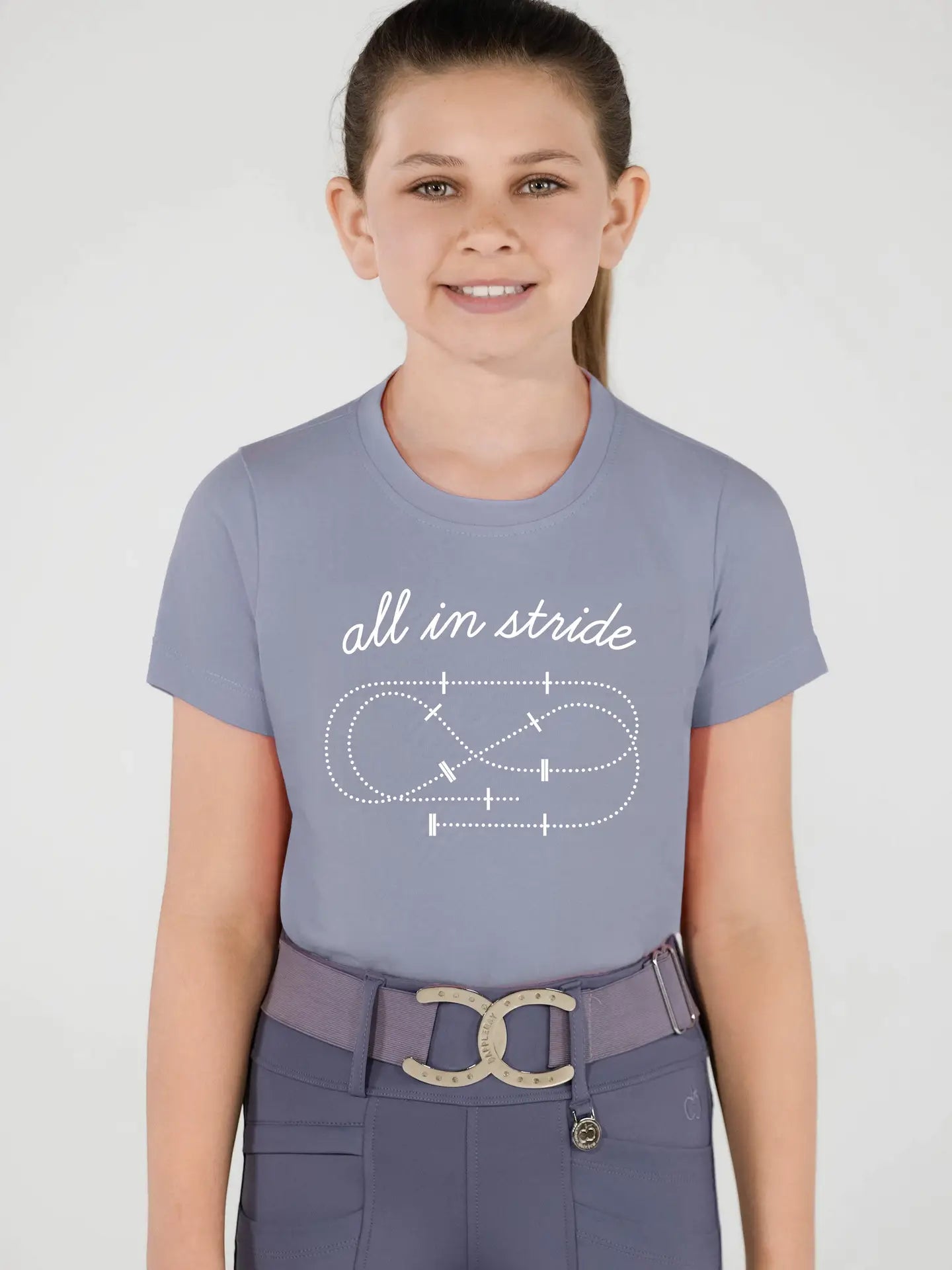 Dapplebay Kids All in Stride Tee- Moonrise