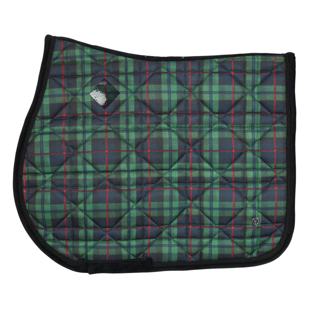 Dapplebay Holiday Plaid Jump Pad - Green