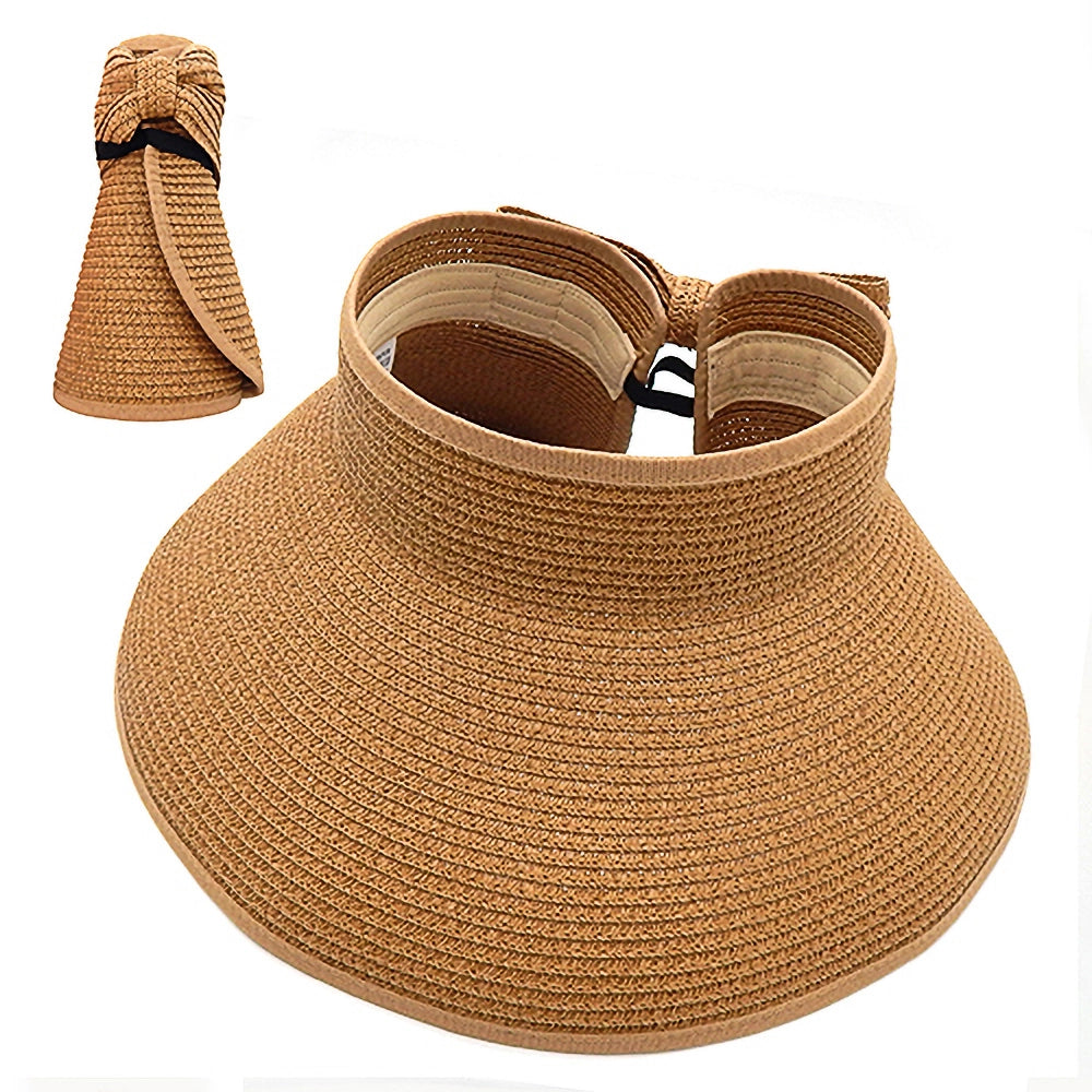 Foldable Straw Sun Visor