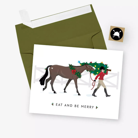 Eat + Be Merry Christmas Card