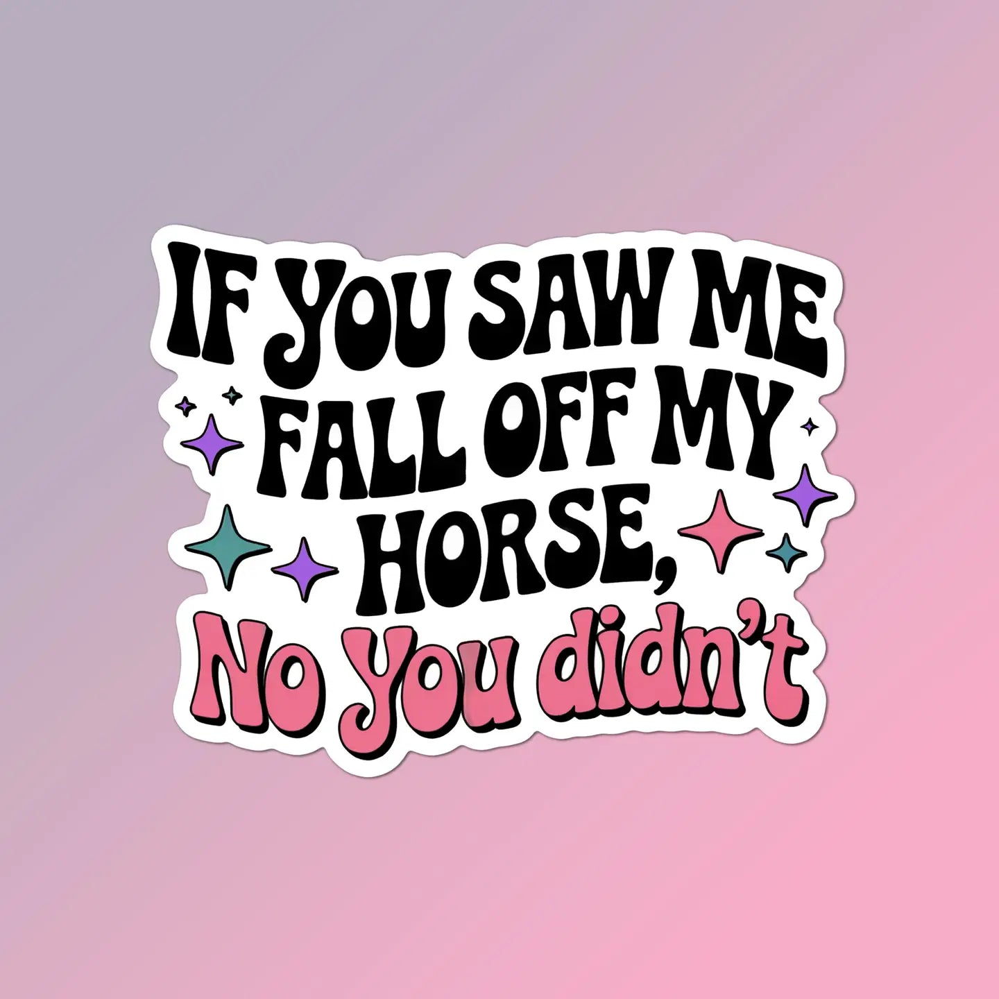 My Fancy Pony Sticker