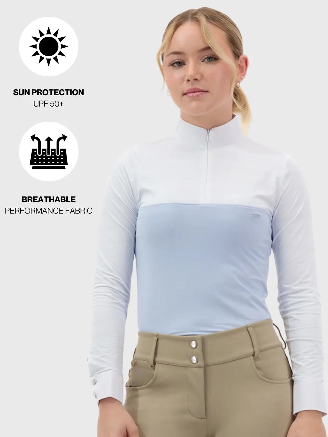 Armateq Ultra Breathable Show Shirt -  Light Blue